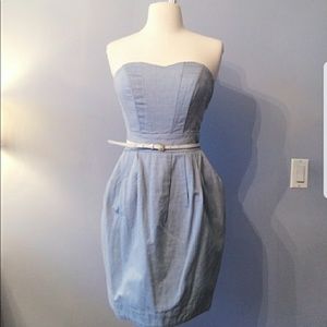H&M Off Shoulder Corset Cotton Dress 4